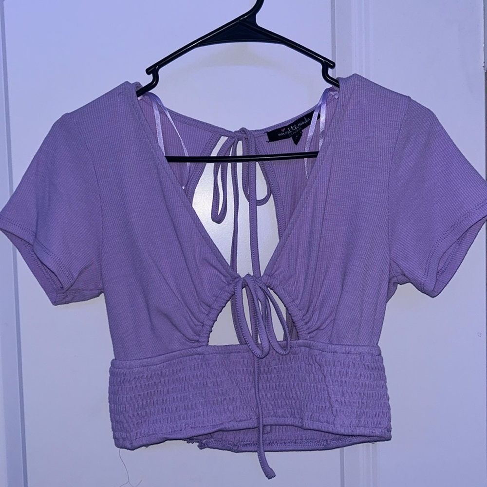 cute crop top 💜